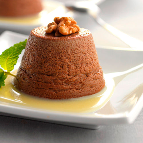FLAN CON NUECES
