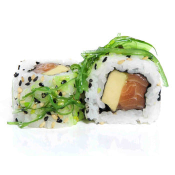 WAKAME Y SALMON ROLL